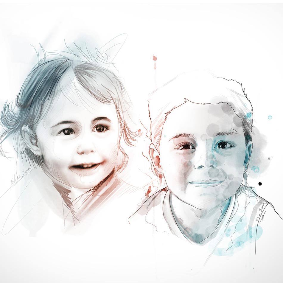 portrait - complet - illustrator - peinture - durisotti - vivien - design - experience - durisotti vivien