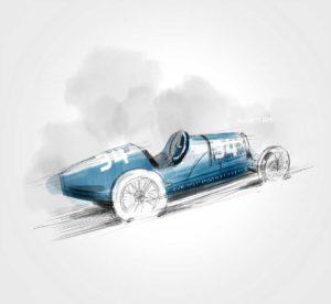 30 septembre - Bugatti 37 A - dessin - vivien - durisotti - design - experience - un - jour - un - dessin - dessin - vivien - durisotti - design - experience - un - jour - un - dessin