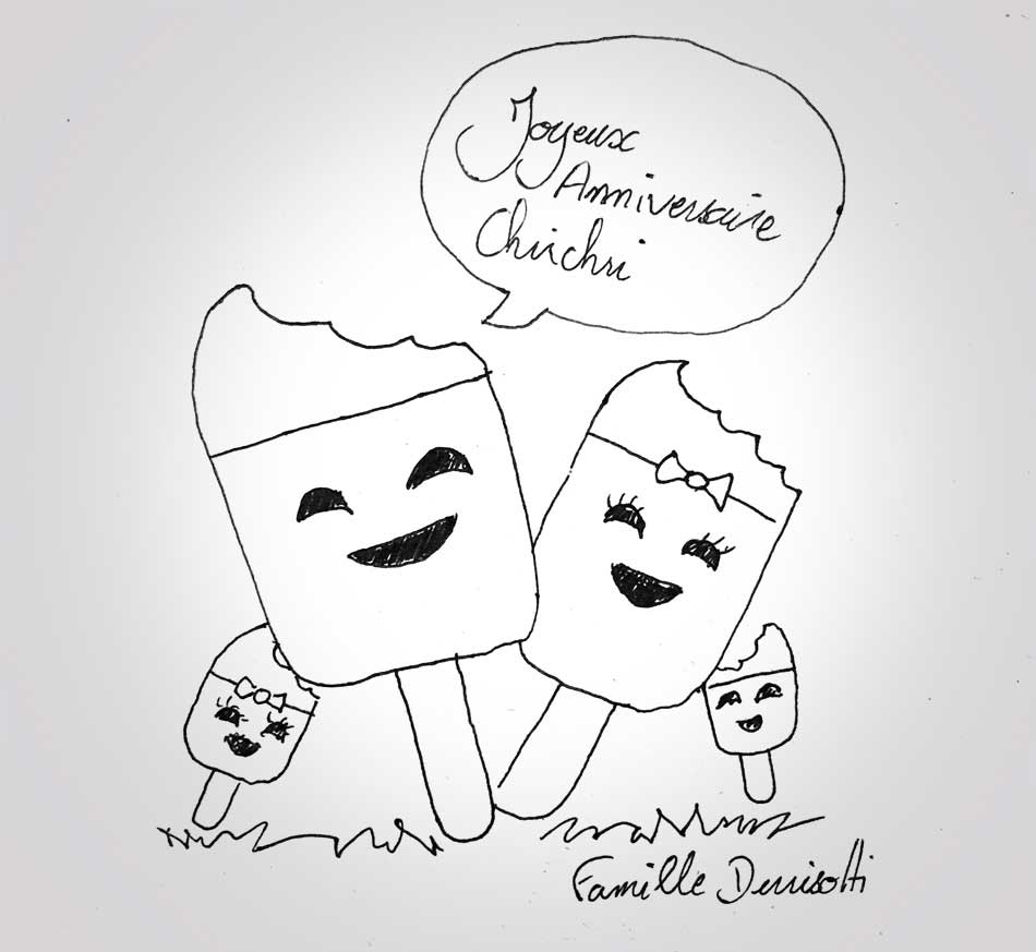 07 sept 2019 - anniversaire Christelle - 40 ans - dessin - vivien - durisotti - design - experience - un - jour - un - dessin