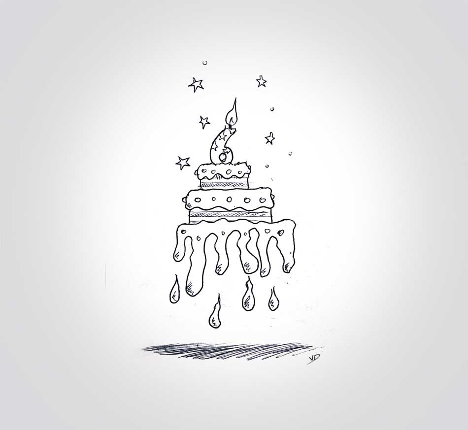 jeudi 26 décembre - joyeux anniversaire mon titi - dessin - vivien - durisotti - design - experience - un - jour - un - dessin