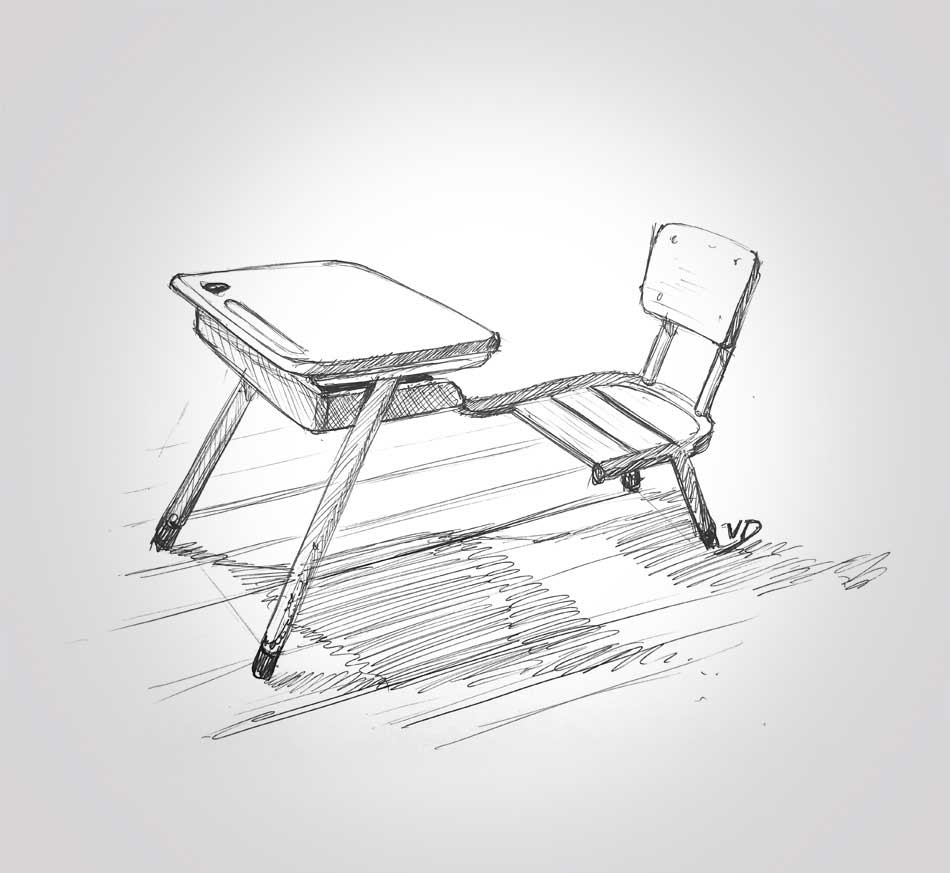 10 sept 2019 - retour sur les bancs de l'école - dessin - vivien - durisotti - design - experience - un - jour - un - dessin