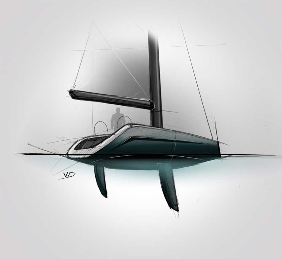 Sail - sketch - 2019 - recherches - stylos - feutres - pantones - vivien - durisotti - design - experience