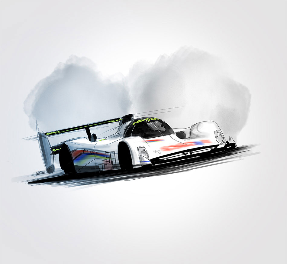 Peugeot 905 le mans - 1990 à 1992 - durisotti - design - experience - un - jour - un - dessin - dessin - vivien - durisotti - design - experience - un - jour - un - dessin